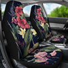 Red Hibiscus Hawaiian tropical flower Universal Fit Car Seat Covers
