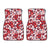 Red Hibiscus Pattern Print Design HB01 Car Floor Mats-JORJUNE.COM