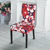 Red Hibiscus Pattern Print Design HB01 Dining Chair Slipcover-JORJUNE.COM