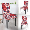 Red Hibiscus Pattern Print Design HB01 Dining Chair Slipcover-JORJUNE.COM