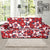 Red Hibiscus Pattern Print Design HB01 Sofa Slipcover-JORJUNE.COM