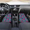 Red Hibiscus Pattern Print Design HB017 Car Floor Mats-JORJUNE.COM