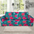 Red Hibiscus Pattern Print Design HB017 Sofa Slipcover-JORJUNE.COM