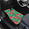 Red Hibiscus Pattern Print Design HB019 Car Floor Mats-JORJUNE.COM