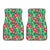 Red Hibiscus Pattern Print Design HB019 Car Floor Mats-JORJUNE.COM