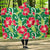 Red Hibiscus Pattern Print Design HB019 Hooded Blanket-JORJUNE.COM