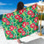 Red Hibiscus Pattern Print Design HB019 Sarong Pareo Wrap-JORJUNE.COM