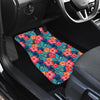 Red Hibiscus Pattern Print Design HB02 Car Floor Mats-JORJUNE.COM