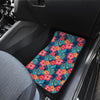 Red Hibiscus Pattern Print Design HB02 Car Floor Mats-JORJUNE.COM