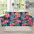 Red Hibiscus Pattern Print Design HB02 Sofa Slipcover-JORJUNE.COM