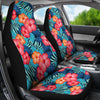 Red Hibiscus Pattern Print Design HB02 Universal Fit Car Seat Covers-JorJune