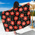 Red Hibiscus Pattern Print Design HB021 Sarong Pareo Wrap-JORJUNE.COM