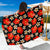 Red Hibiscus Pattern Print Design HB022 Sarong Pareo Wrap-JORJUNE.COM