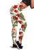 Red Hibiscus Tropical Flowers Women Leggings