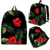 Red Hibiscus Tropical Premium Backpack