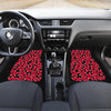 Red Plumeria Pattern Print Design PM025 Car Floor Mats-JORJUNE.COM