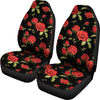 Red Rose Themed Print Universal Fit Car Seat Covers