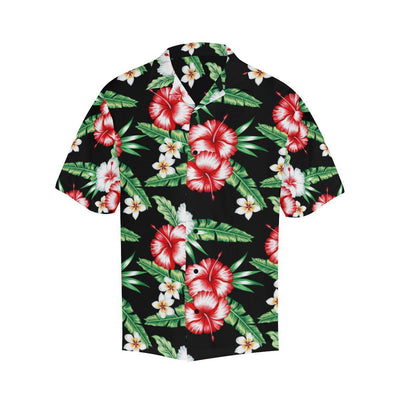 hawaiian flower tropical leaves Men Hawaii Shirt
