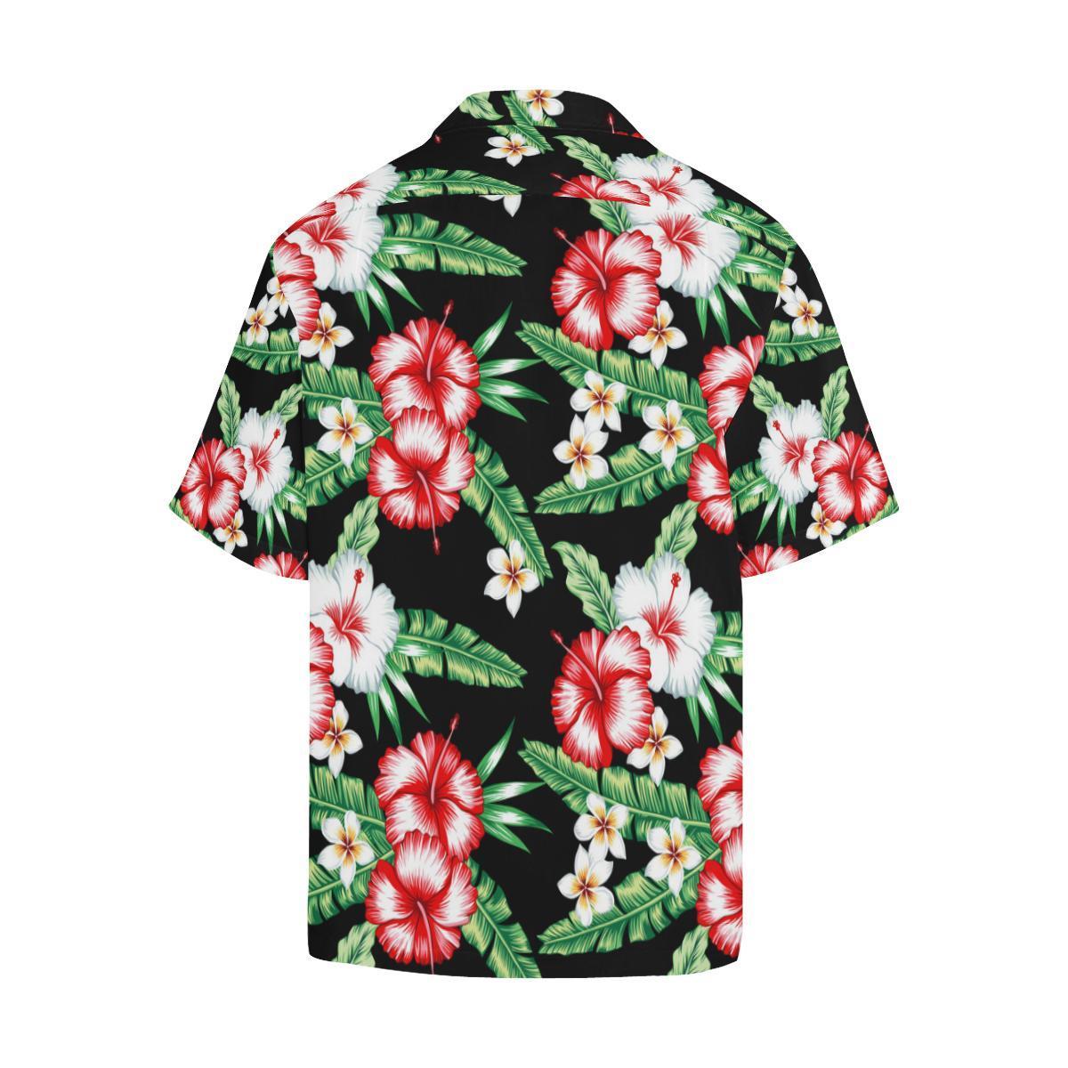 hawaiian flower tropical leaves Men Hawaii Shirt