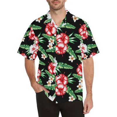 hawaiian flower tropical leaves Men Hawaii Shirt