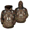 Red Wolf Tribal All Over Print Hoodie