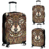 Red Wolf Tribal Luggage Cover Protector