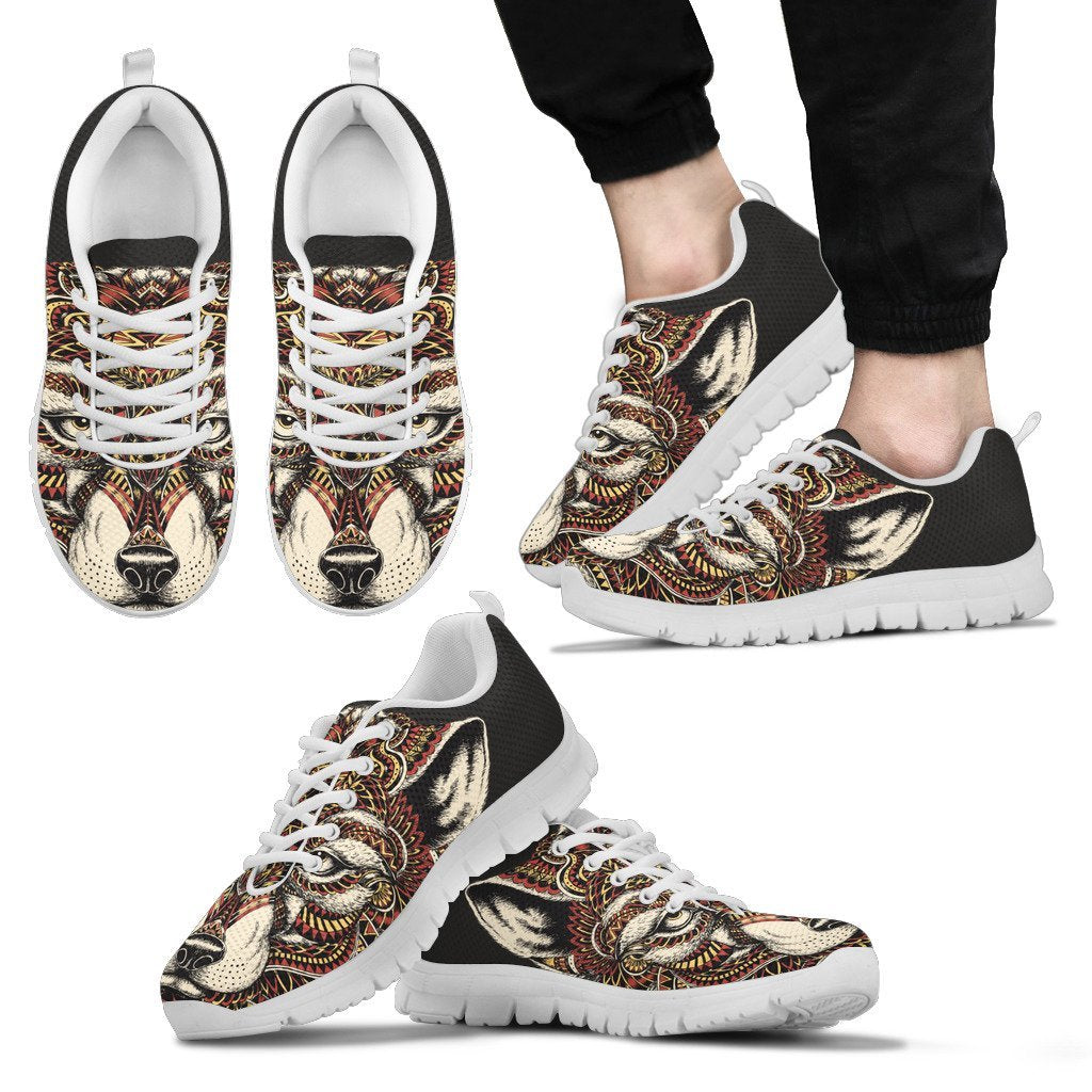 Red Wolf Tribal Men Sneakers