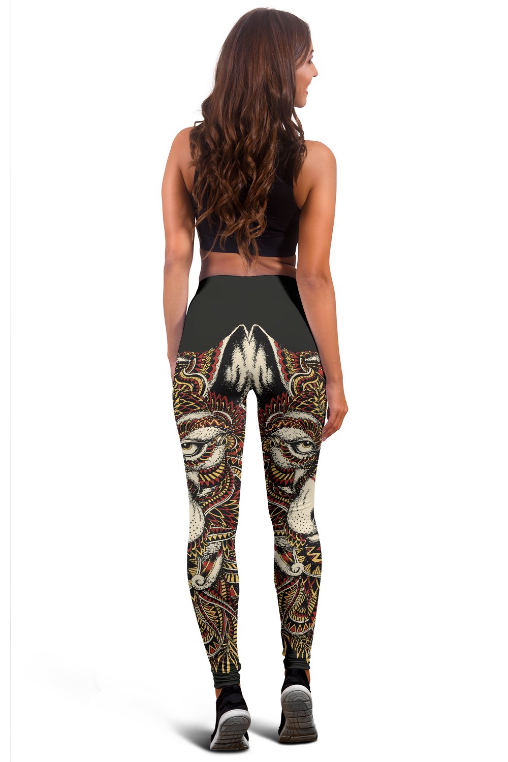 Red Wolf Tribal Women Leggings