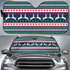 Reindeer Pattern Print Design 03 Car Sun Shades-JORJUNE.COM