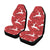 Reindeer Red Pattern Print Design 01 Car Seat Covers (Set of 2)-JORJUNE.COM