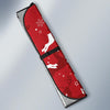 Reindeer Red Pattern Print Design 01 Car Sun Shades-JORJUNE.COM