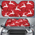 Reindeer Red Pattern Print Design 01 Car Sun Shades-JORJUNE.COM
