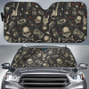 Rock and Roll Skull Pattern Print Design A03 Car Sun Shades-JORJUNE.COM