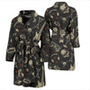 Rock and Roll Skull Pattern Print Design A03 Men Bathrobe-JORJUNE.COM