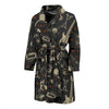 Rock and Roll Skull Pattern Print Design A03 Men Bathrobe-JORJUNE.COM