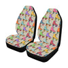 Roller skate Pattern Print Design A01 Car Seat Covers (Set of 2)-JORJUNE.COM