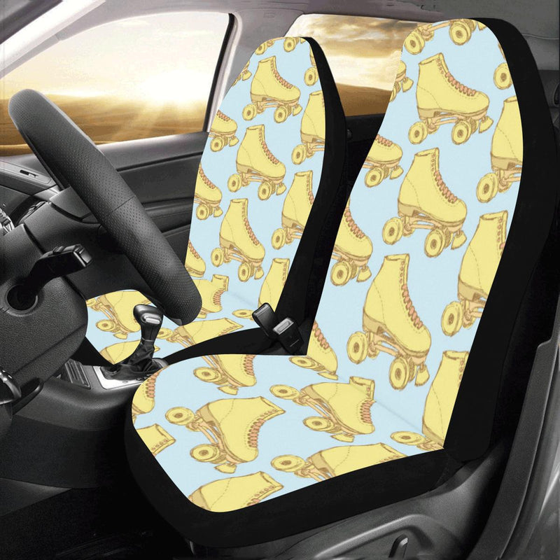 Roller skate Pattern Print Design A03 Car Seat Covers (Set of 2)-JORJUNE.COM