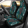 Rooster Hand Draw Design Universal Fit Car Seat Covers