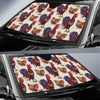 Rooster Pattern Print Design A03 Car Sun Shades-JORJUNE.COM