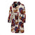 Rooster Pattern Print Design A03 Men Bathrobe-JORJUNE.COM