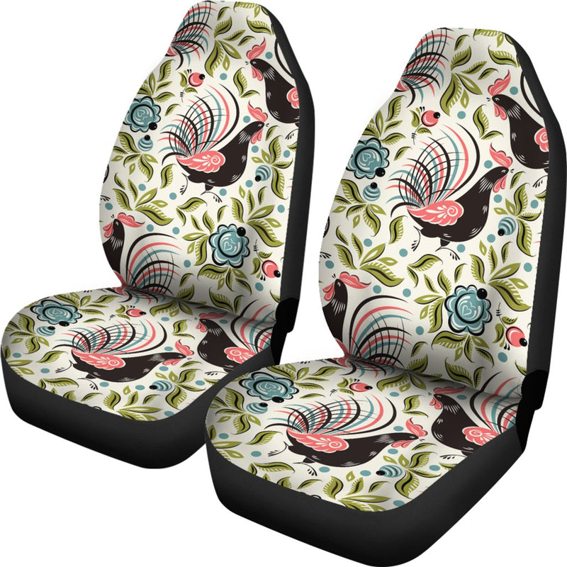 Rooster Print Design Universal Fit Car Seat Covers