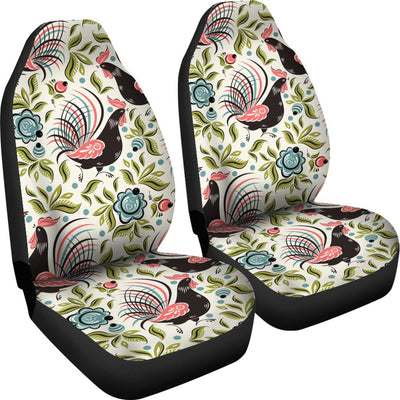 Rooster Print Design Universal Fit Car Seat Covers