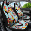 Rooster Themed Design Universal Fit Car Seat Covers