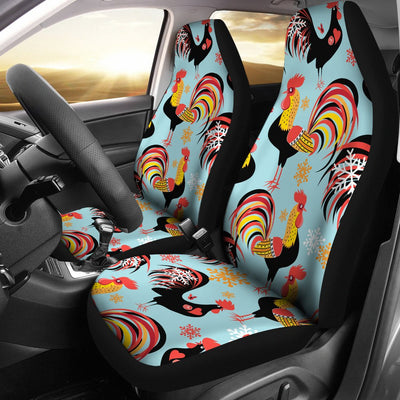 Rooster Themed Design Universal Fit Car Seat Covers