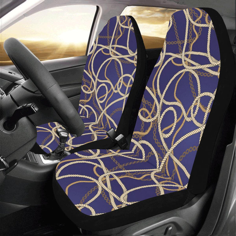 Rope Pattern Print Design A01 Car Seat Covers (Set of 2)-JORJUNE.COM