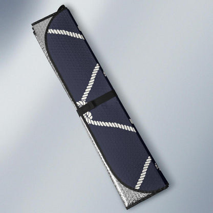 Rope Pattern Print Design A02 Car Sun Shades-JORJUNE.COM