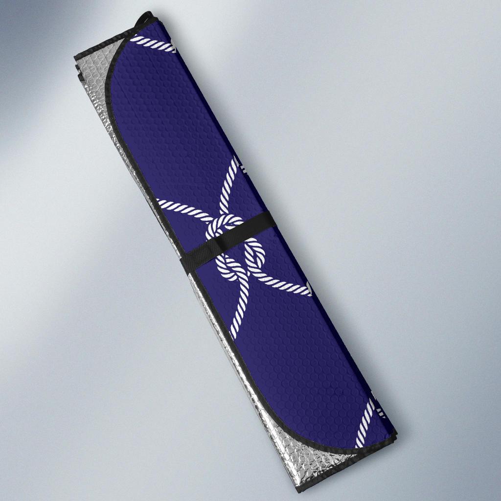 Rope Pattern Print Design A03 Car Sun Shades-JORJUNE.COM