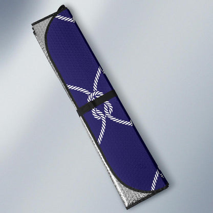 Rope Pattern Print Design A03 Car Sun Shades-JORJUNE.COM