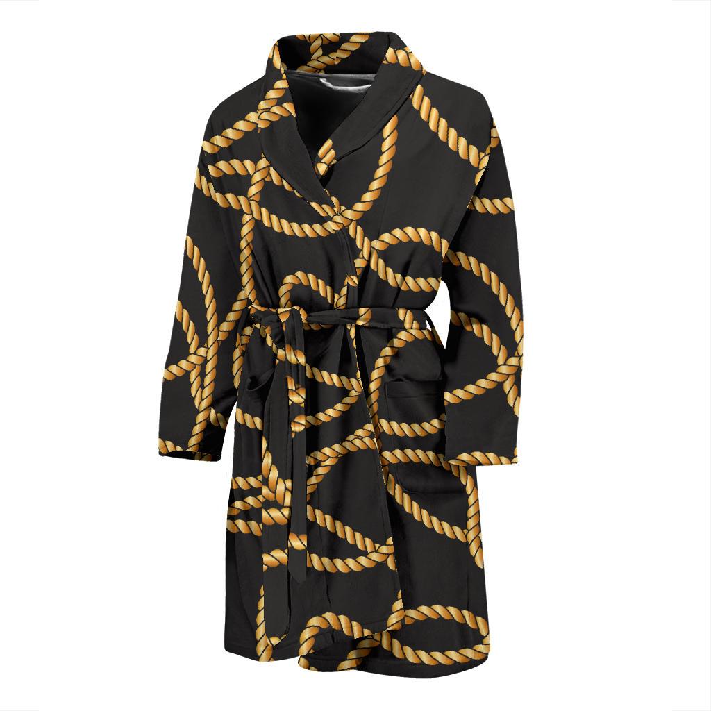 Rope Pattern Print Design A04 Men Bathrobe-JORJUNE.COM