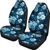 Rose Blue Pattern Print Design RO014 Universal Fit Car Seat Covers-JorJune